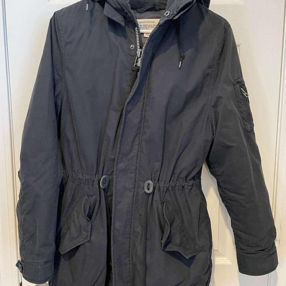 Alpha Industries Black Womens Jacket - Size Medium.